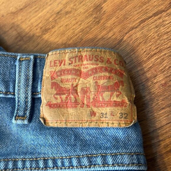 Levi's Blue Straight Jeans Classic Style - Picture 2 of 8